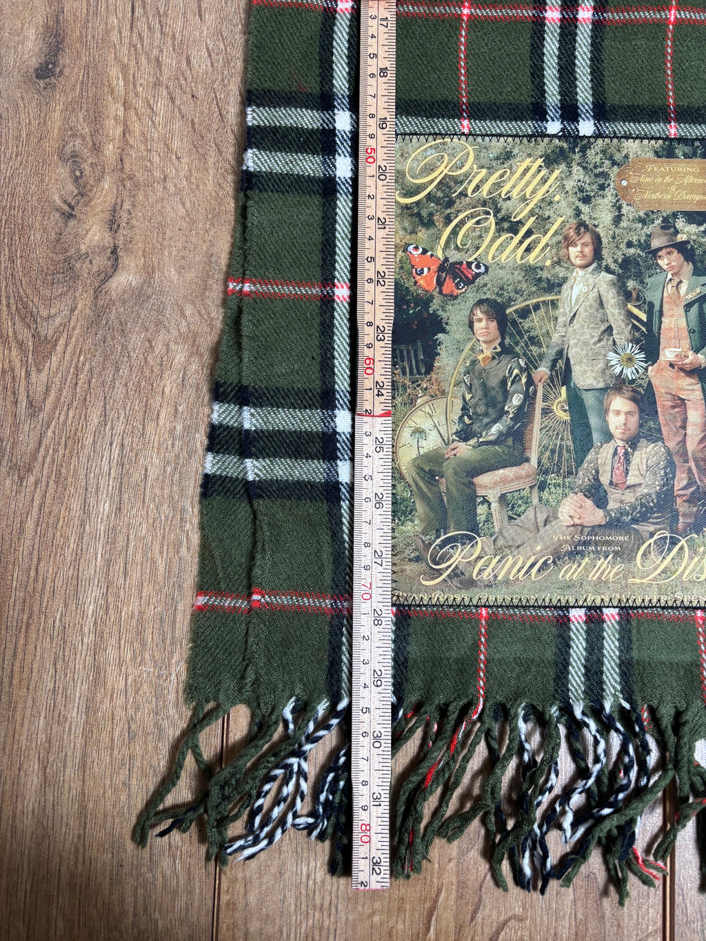Panic At The Disco Green Plaid Scarf Pretty Odd