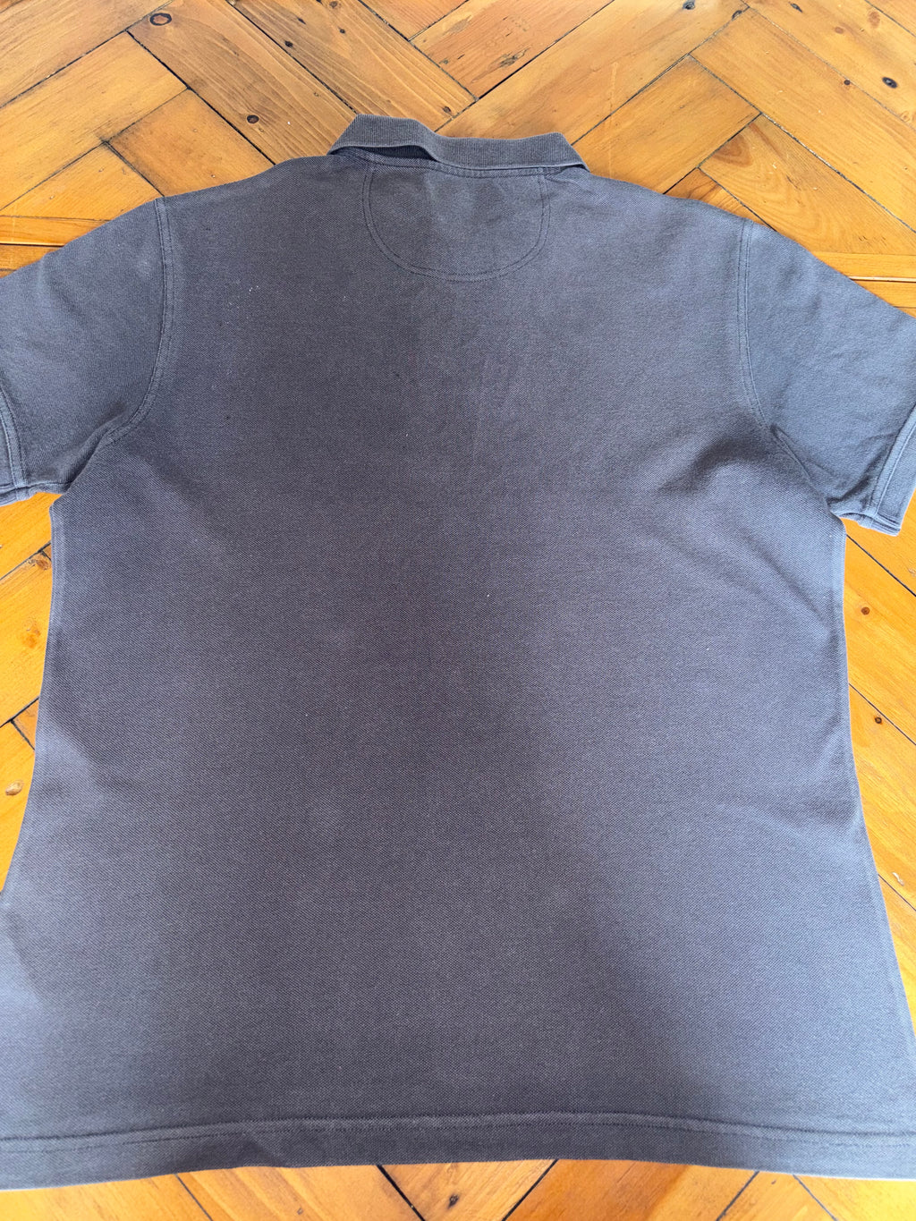 MCR inspired black wash polo