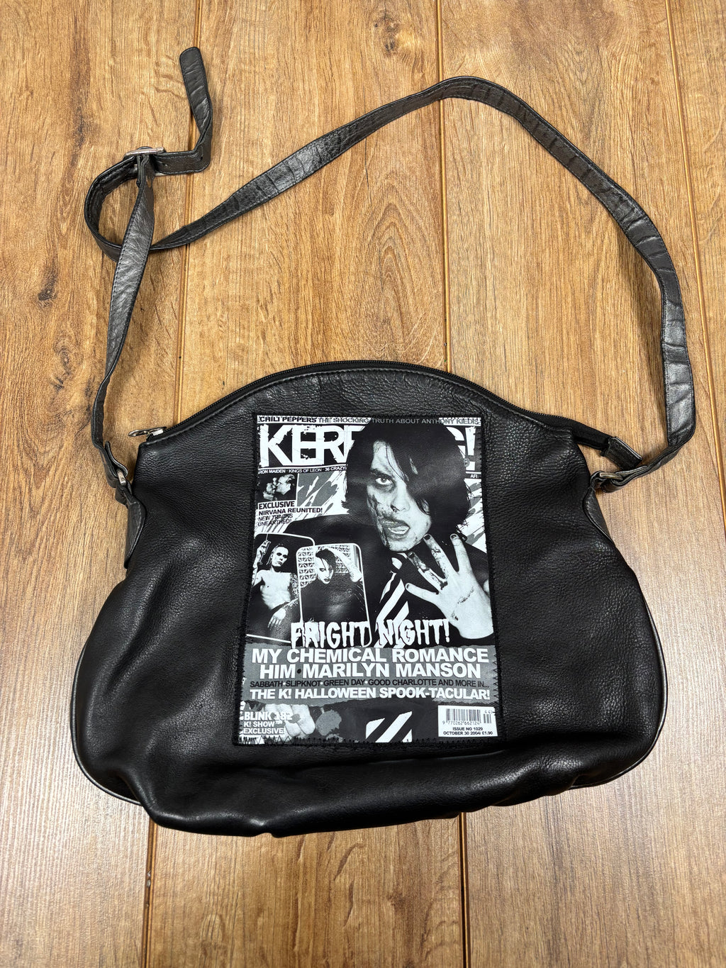 My Chemical Romance upcycled shoulder bag