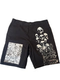 Men’s chino straight alternative skull Junji Ito shorts