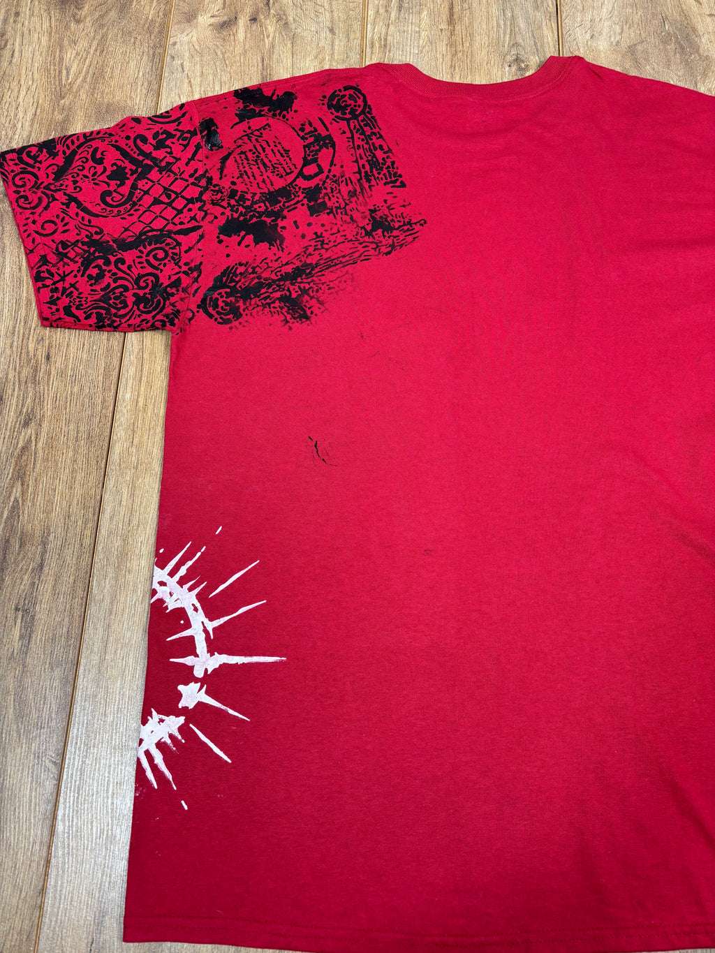Red My Chemical Romance upcycled tshirt
