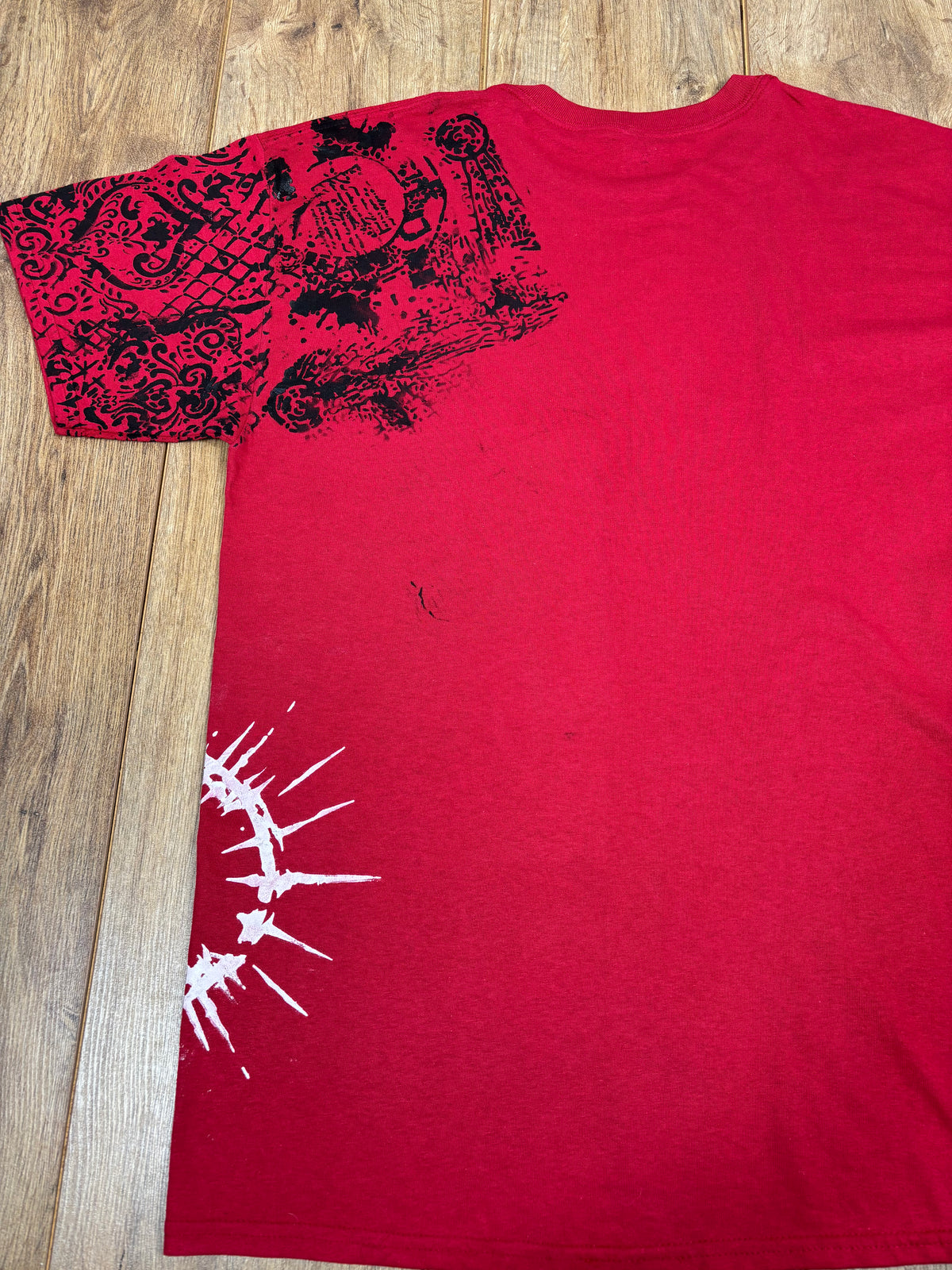 Red My Chemical Romance upcycled tshirt