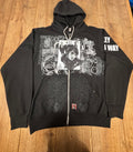 Upcycled my chemical romance zip up jumper