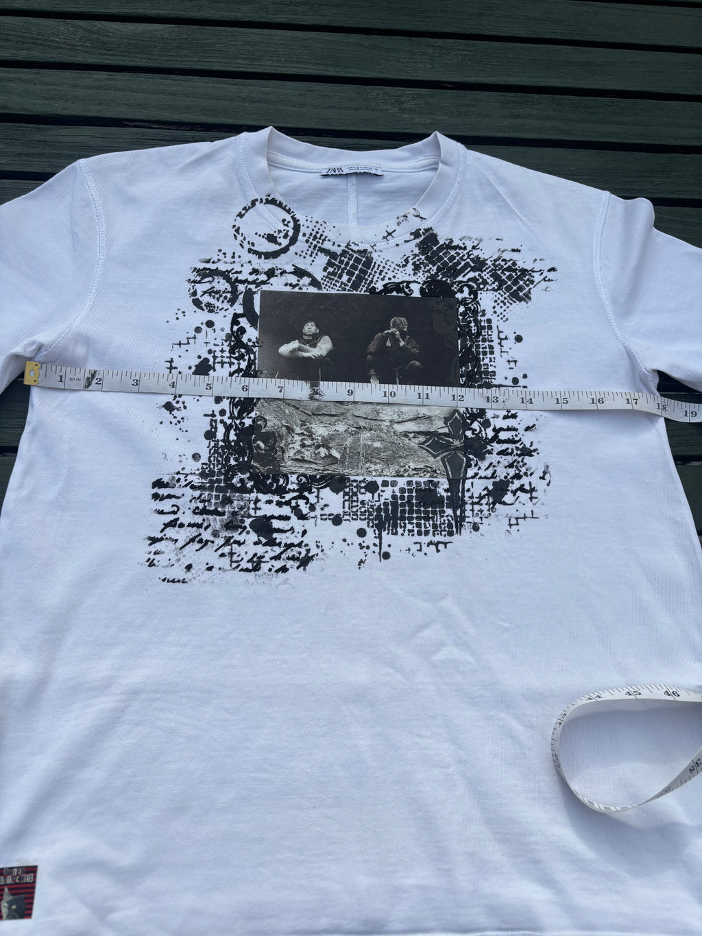 Twenty one pilots thick boxy fit white tshirt