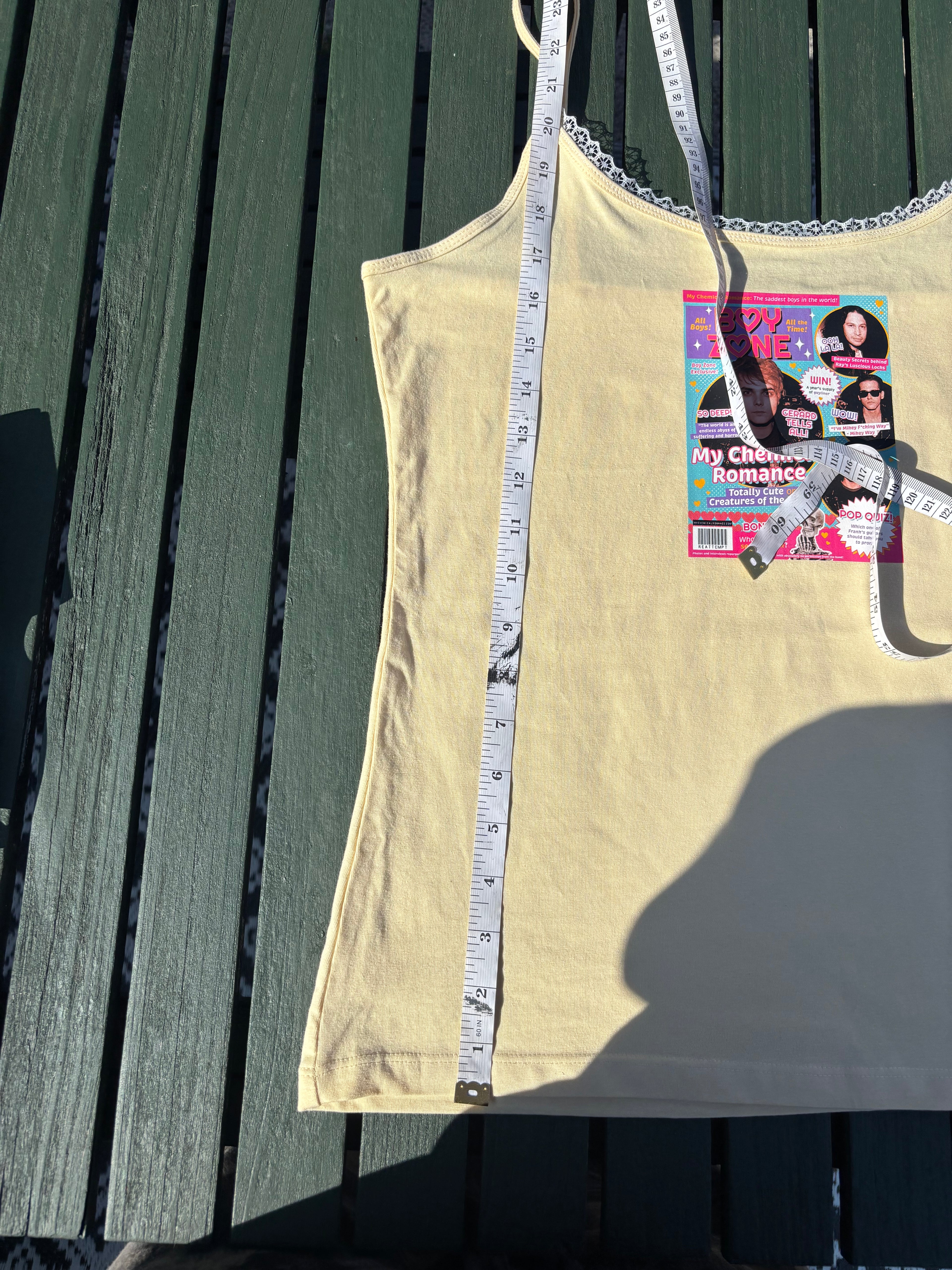MCR boy zone cami with lace