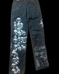 Work men style reworked alternative skater cargo pants